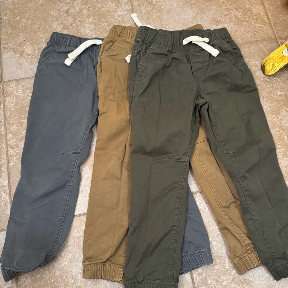 Cat & Jack Kids Joggers - Blue, Tan, Green